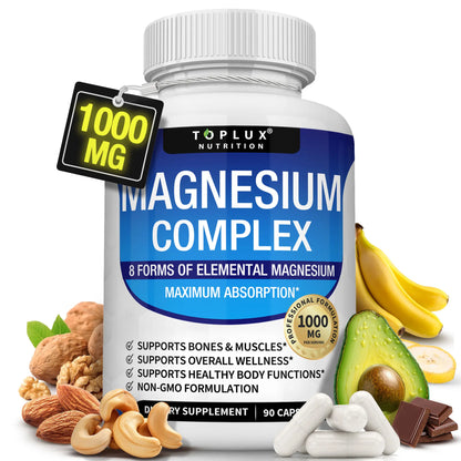 Toplux Magnesium Complex 8 Essential Magnesium Supplement