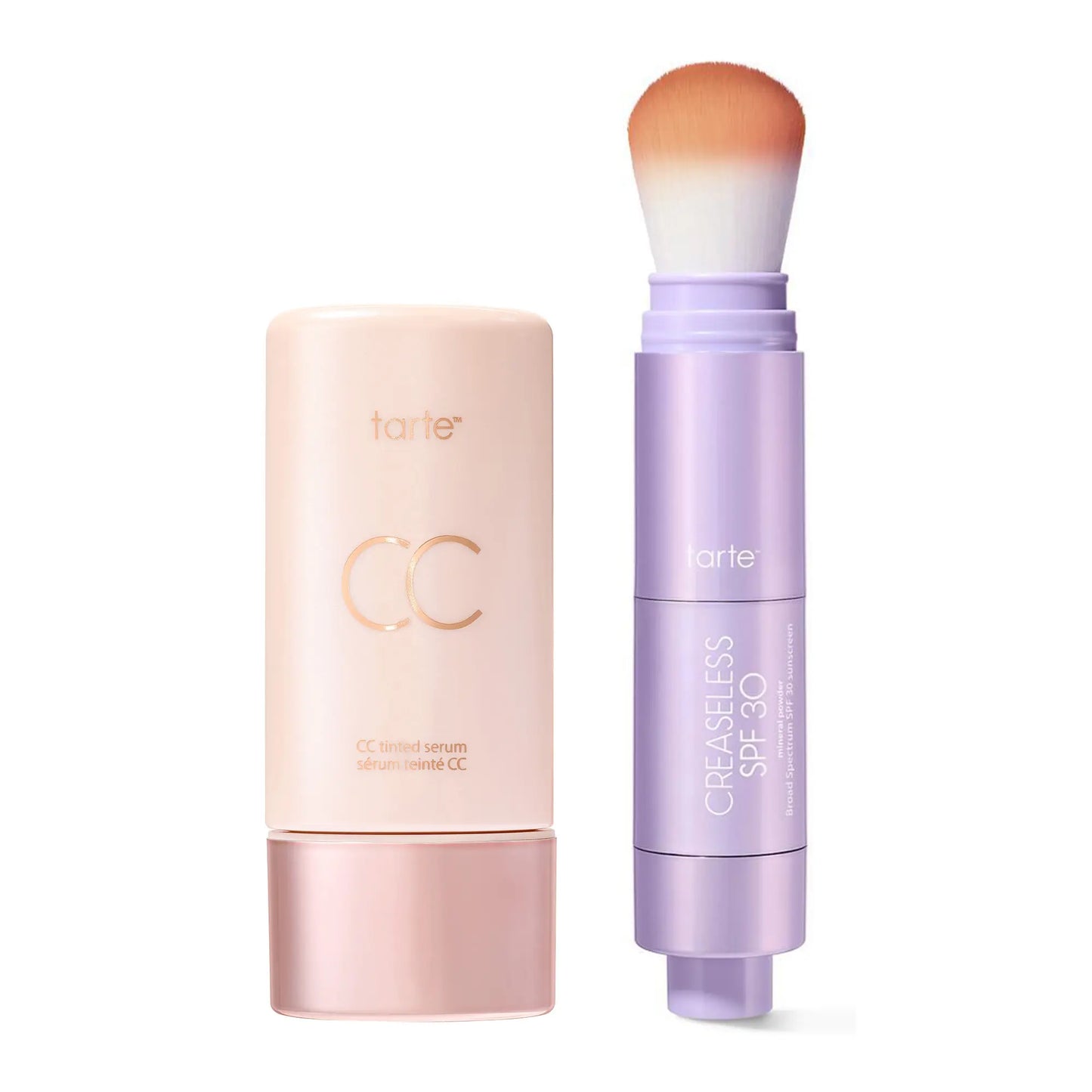 Tarte Summer Skin Essentials - CC Color-Correcting Tinted Serum + Creaseless Setting Powder