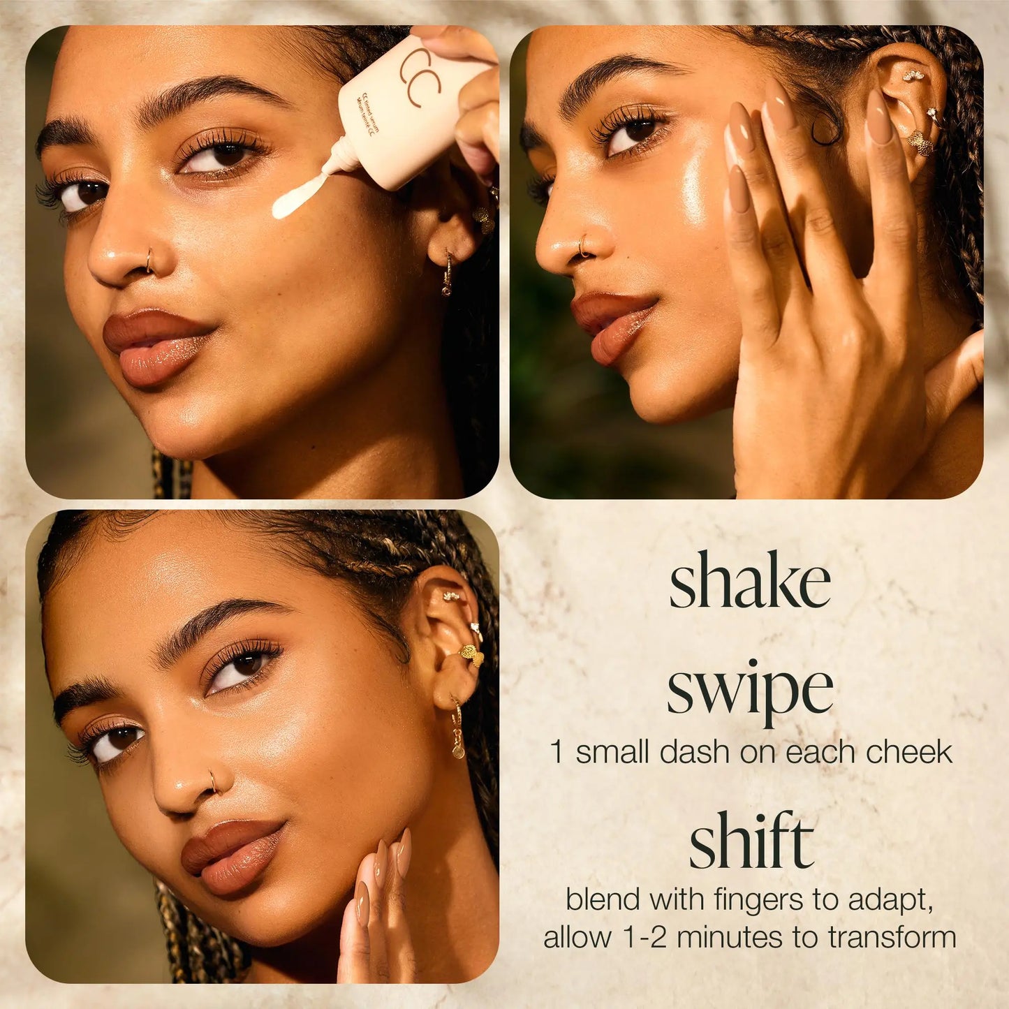 Tarte Summer Skin Essentials - CC Color-Correcting Tinted Serum + Creaseless Setting Powder