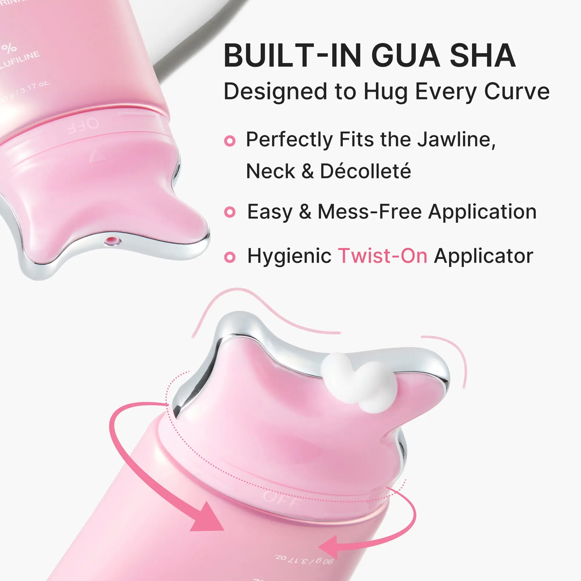 [NEW] [Medicube] PDRN Collagen Gua Sha Neck Wrinkle Cream | Built-In Gua Sha Massager with Volufiline 5% + PDRN | Firming, Contour Care for the Look of Fine Lines, Jawline, Neck, Décolleté,Underarms, Chest, Legs, Shoulder | Massage Cream | Korean Skincare